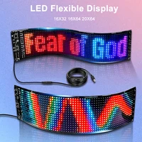 Devil's Eye Truck Windshield Display Flexible Screen LED Matrix Pixel Panel Advertising LED Sign App Control For Car Store Hotel 1