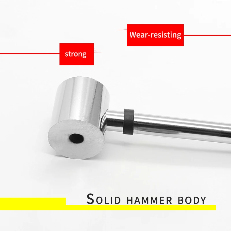 Double Face Tap Rubber Hammer 25mm 30mm 35mm 40mm 45mm Multifunctional Glazing Window Beads Hammers Nylon Head Rubber Mallet 6