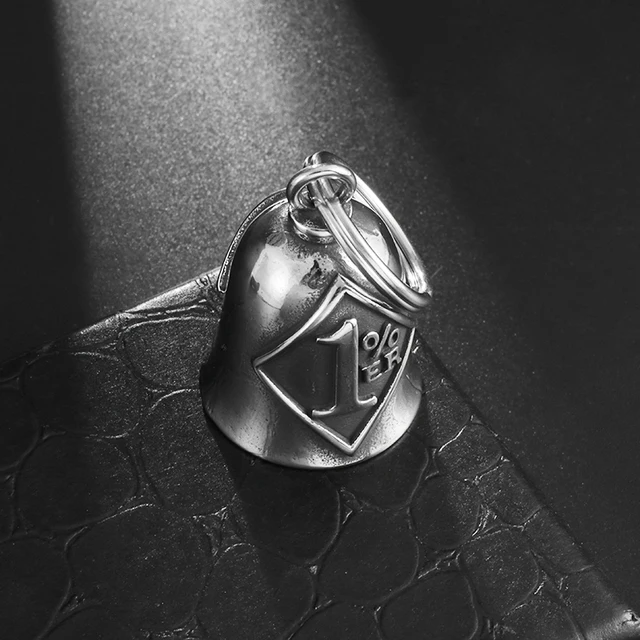 Portachiavi A Campana Con Ali D'Angelo - Design Retrò Punk Per Moto E Chiavi - Foto 9