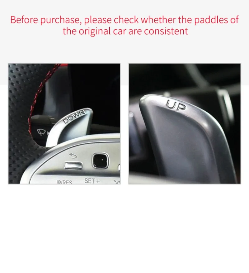 Car Steering Wheel Paddle Shift For Mercedes Benz C43 C53 C63 E43 E53 E63 S43 S53 S63 S65 AMG DSG Shifters Accessories