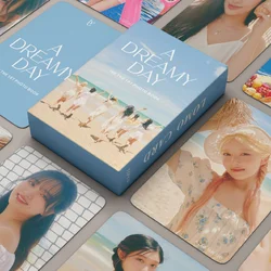 55Pcs/Set KPOP IVE Lomo Card A Dreamy Day HD Double-sided High Quality Postcard Photo Cards LIZ LEESEO REI Fans Collection Gift