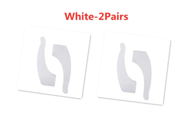 Fashion Anti Slip Ear Hook Eyeglass Eyewear Accessories Eye Glasses Silicone Grip Temple Tip Holder Spectacle Eyeglasses Grip White-2Pairs