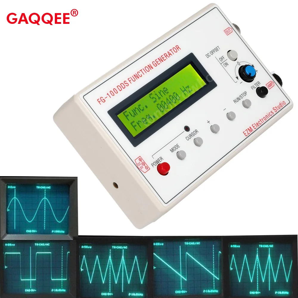 Dds Генератор Сигналов 1hz 500khz Dds Signal Generator Fg100 Dds