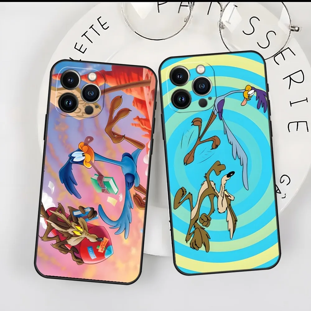 Custodia Per Telefono Maglia Willy Coyote Road Runner Per Iphone 15 13 Pro Max 14 Mini 11 12 Xr Xs 6 7 8 Plus Cover Di Lusso