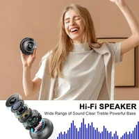 2026 Wireless Speaker S5 IPX7 Waterproof ENC Speakers IPX7 Waterproof Built-in Mic 10 hours Bluetooth Shower Speakers subwoofer - Image 6