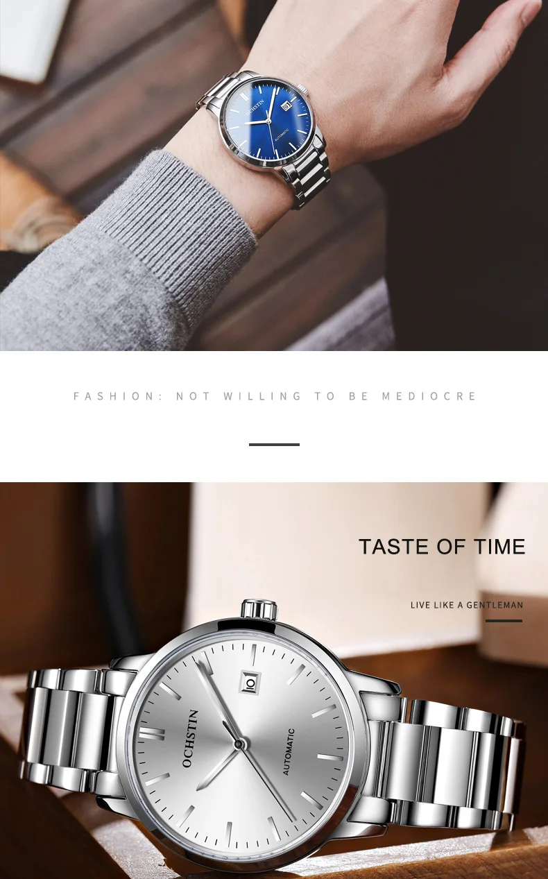 OCHSTIN Nuovo orologio da polso meccanico di lusso da uomo in acciaio inossidabile GMT Orologio da uomo automatico Hardlex di alta qualità Reloj Hombre 2022_voghion.com
