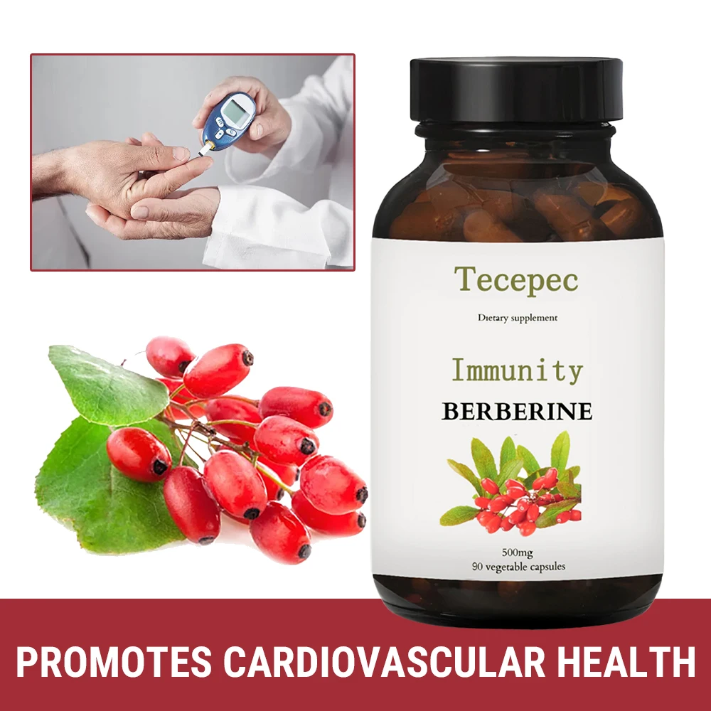 Berberine HCl Capsules, Supports Glucose Metabolism, Digestive Health, Promotes Immune Support, Helps Balance Blood Sugar 1