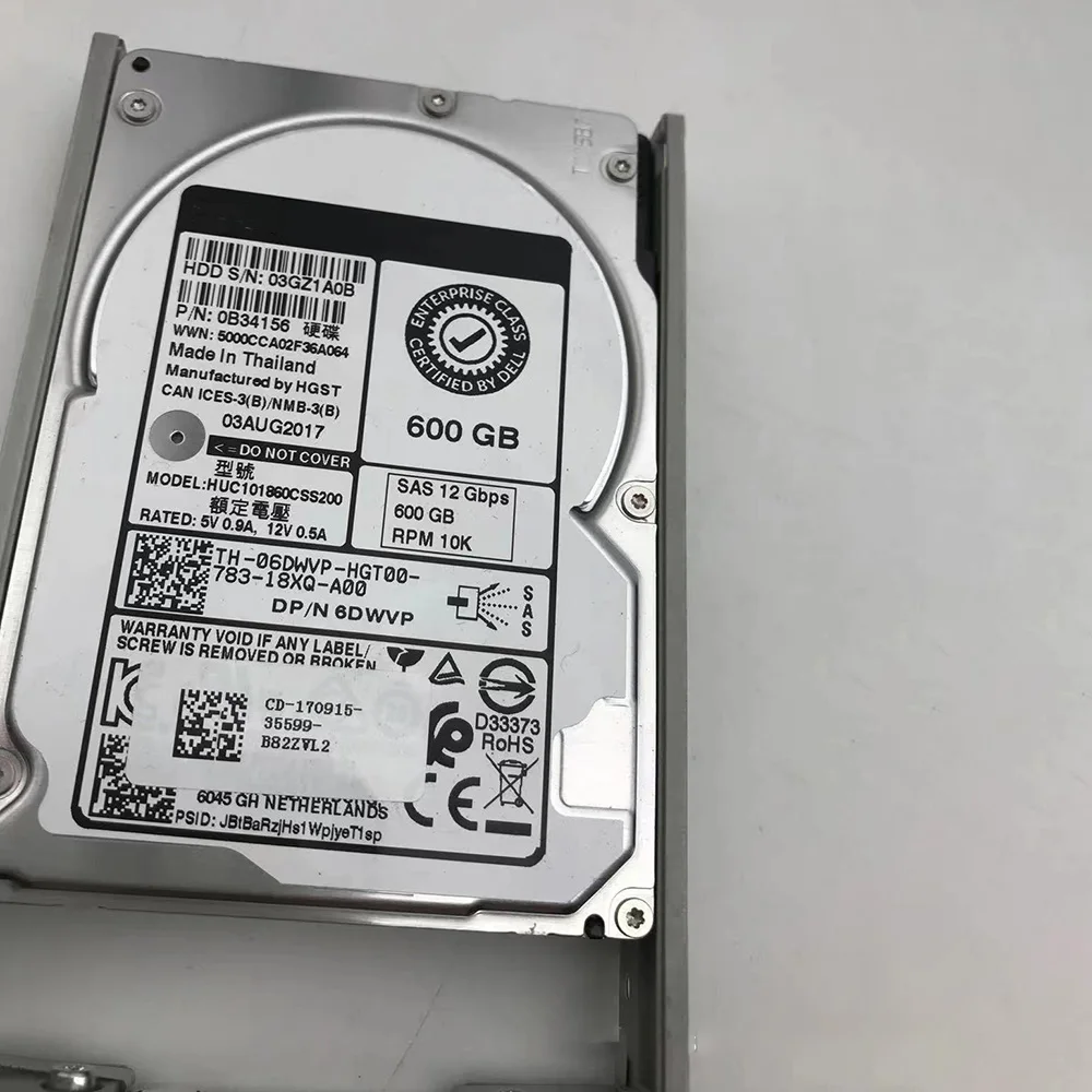 600GB, DELL R440 R640 SAS 12G 10K 2.5 6DWVP 06DWVP ϵ ũ