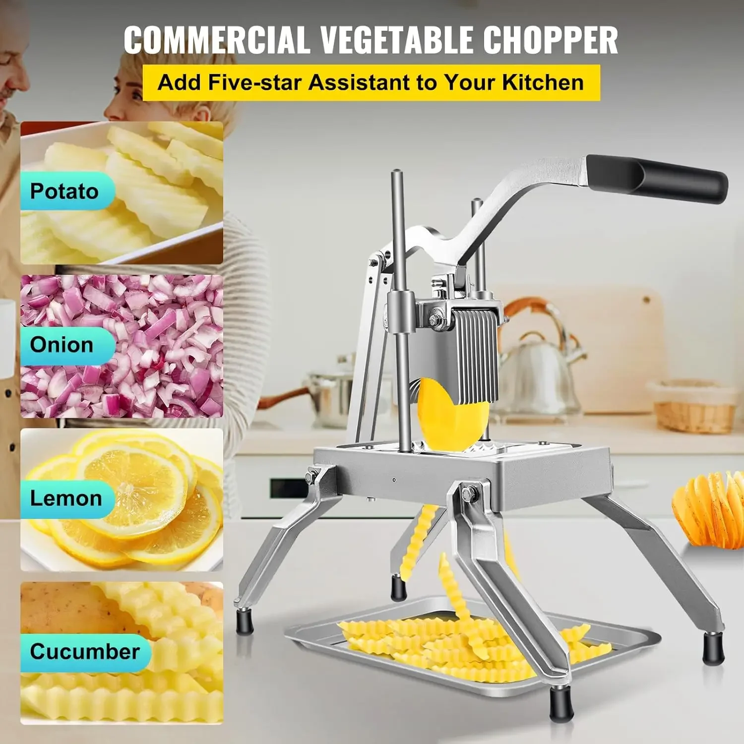 Happybuy Commercial Vegetable Fruit Dicer 