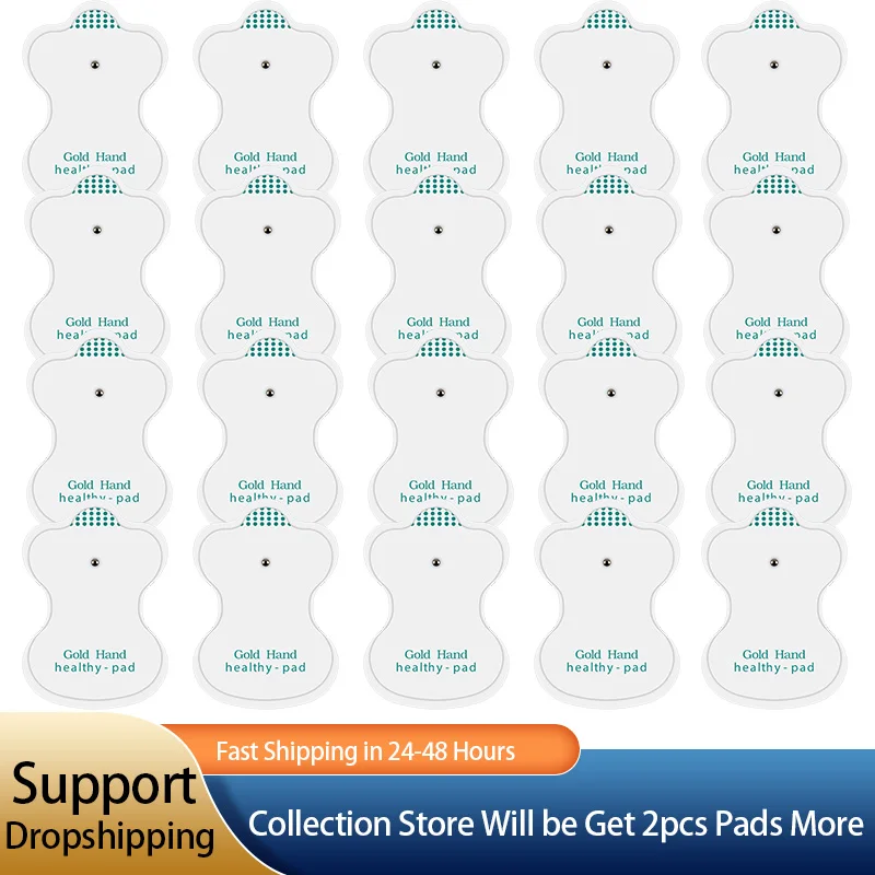 10/100PCS Physiotherapy Tens Machine Electrode Pads Gel Tools Electric Muscle Stimulator Patch Acupuncture Massager
