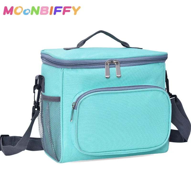 

Lunch Bag for Kids Insulated Picnic Oxford Cloth Aluminum Foil Insulation Lunch Bag Portable Large Soft Cooler Bag for Outdoor