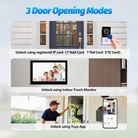 Tuya 2.4GHz WiFi Video Intercom with 7'' HD Display, Dual-Mode Night Vision & Waterproof Design, Video Door Bell for Villa/Gate - Image 6