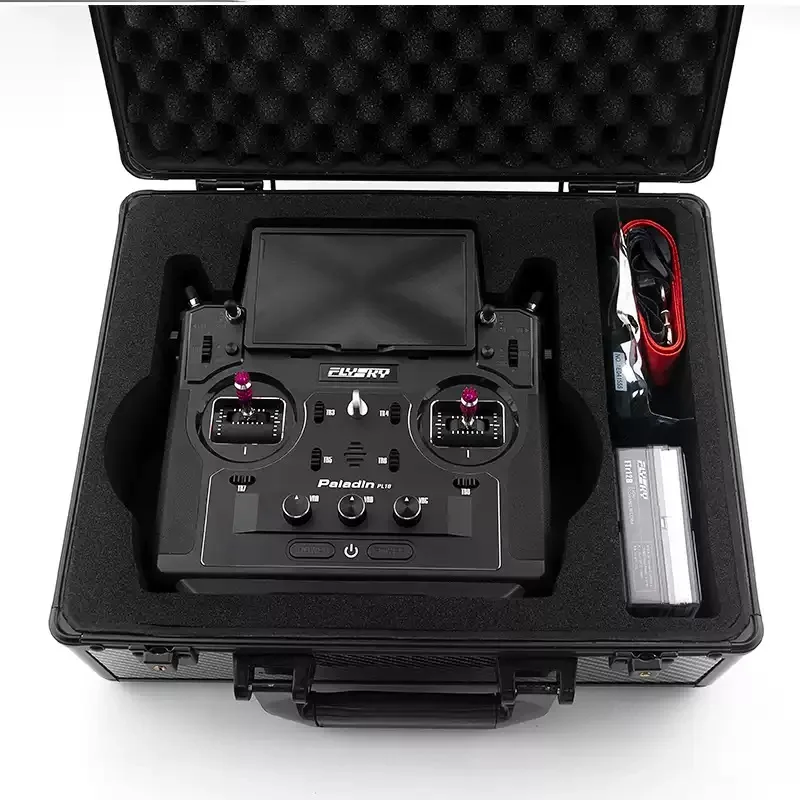 NOOXION FLYSKY Original PL18 Fernbedienung Spezielle Aluminiumlegierung Box Paladin Ausrüstung Box Fernbedienung Tragetasche – Detail 2
