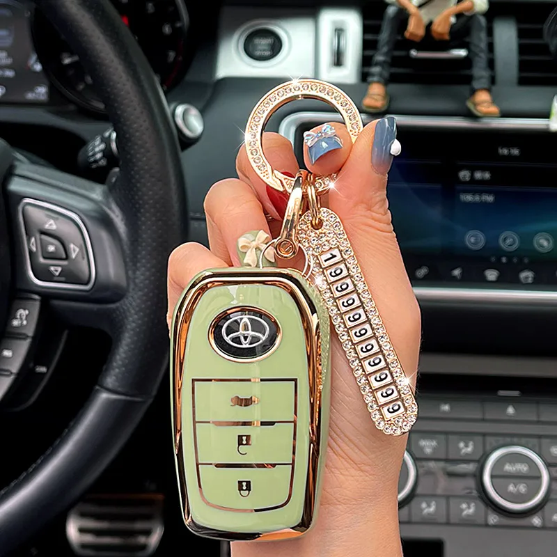 Cover Chiave/telecomando per Toyota Prius Camry Corolla C-HR CHR RAV4 Prado - S023f38fd89064d4c8fcb4667b4c21e956