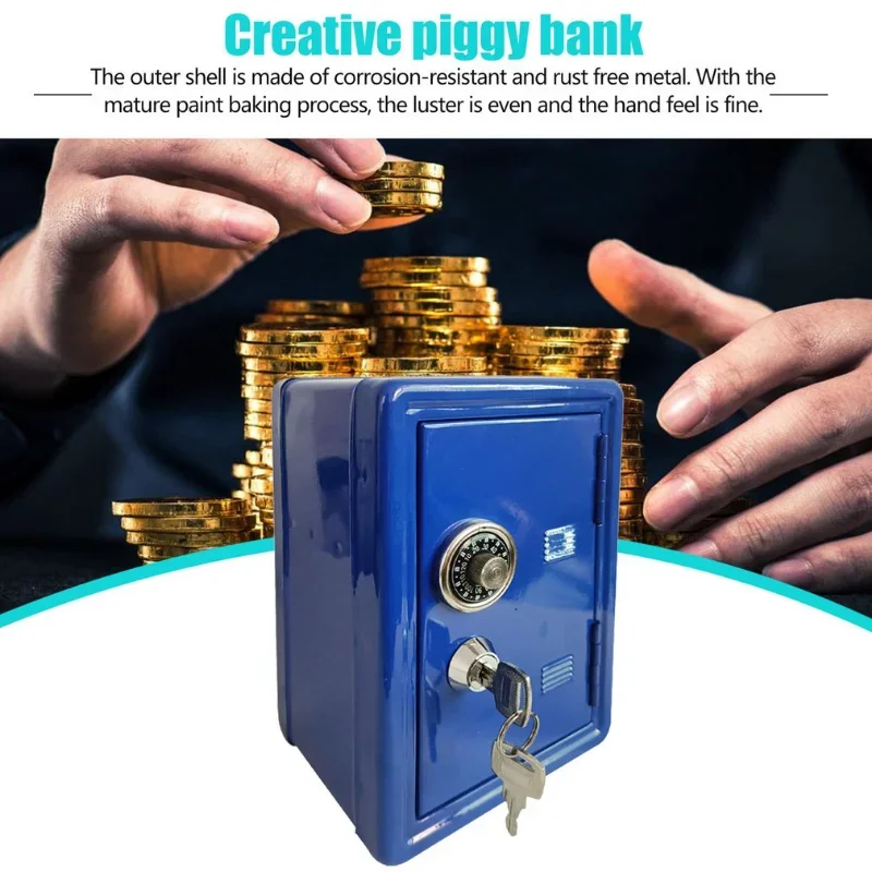Mini Atm Money Box Creative Piggy Bank Password Digital Coins Cash Deposit Children Security Saving Safe Box Best New Year Gift 5