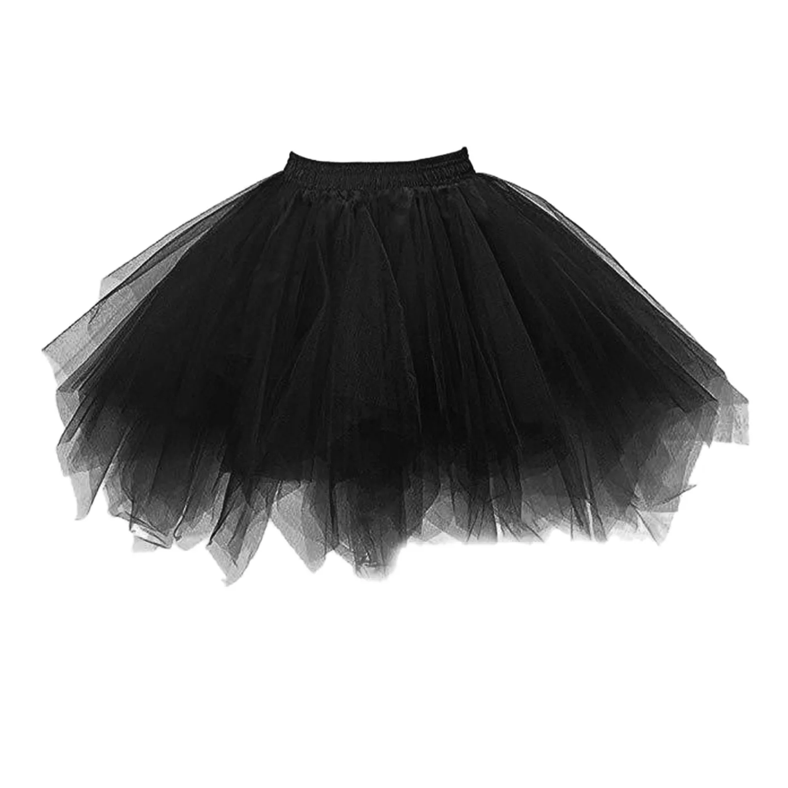New Tutu Skirt Layered Ballet Skirts Women\'s Princess Layered Puff Skirt Mini Tutu Skirt Short Petticoat for Women and Girls