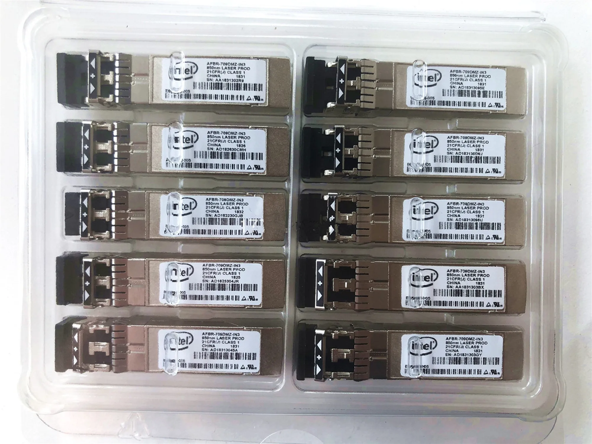 Рисунок 3 - Int-el 10g модуль/AFBR-709DMZ-IN3/E10GSFPSR/850NM