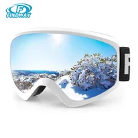 Findway Children's Snow Goggles OTG Anti-Fog Winter with 100% UV Protection Lens for (8-14) Youth Girls Boys Snow Snowboard 1