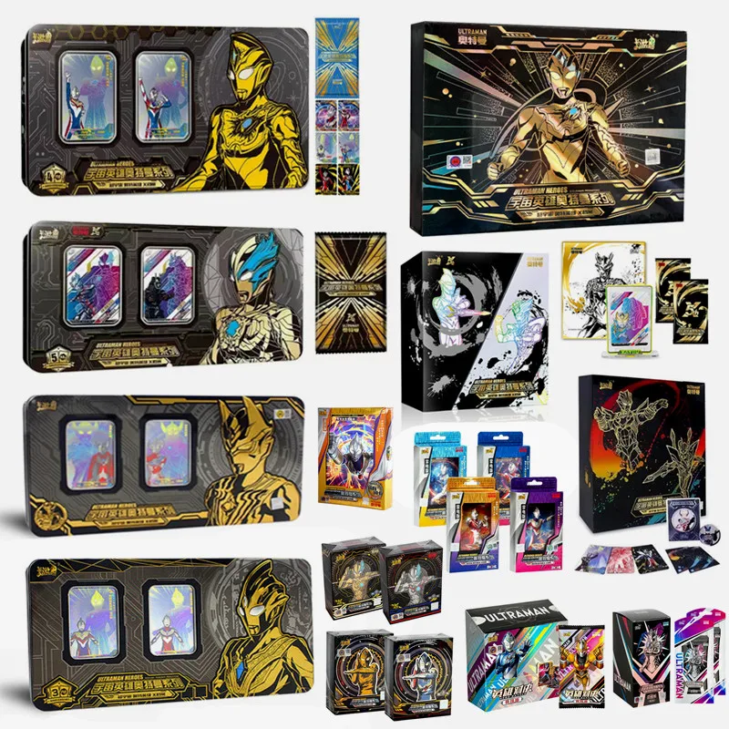 

KAYOU Genuine Ultraman Cards Miracle Version OR Signature Gold Cards Purple GP Full Star Cards Anime Collection Kids Toys