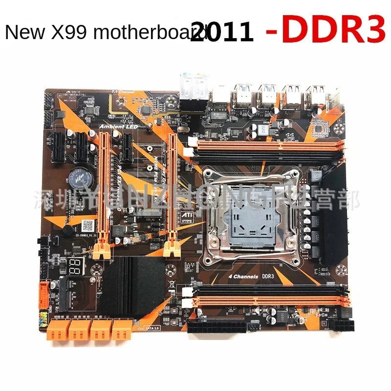 

Новая материнская плата X99 для компьютера 2011-V3, контактный разъем Ddr3, поддержка памяти V3cpu Super X79 E5-2680V2