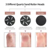 NEW Rechargeable Electric Foot File Callus Remover Professional Pedicure Machine Foot Heel Dead Skin Polisher 3 Heads 2 Speed 2