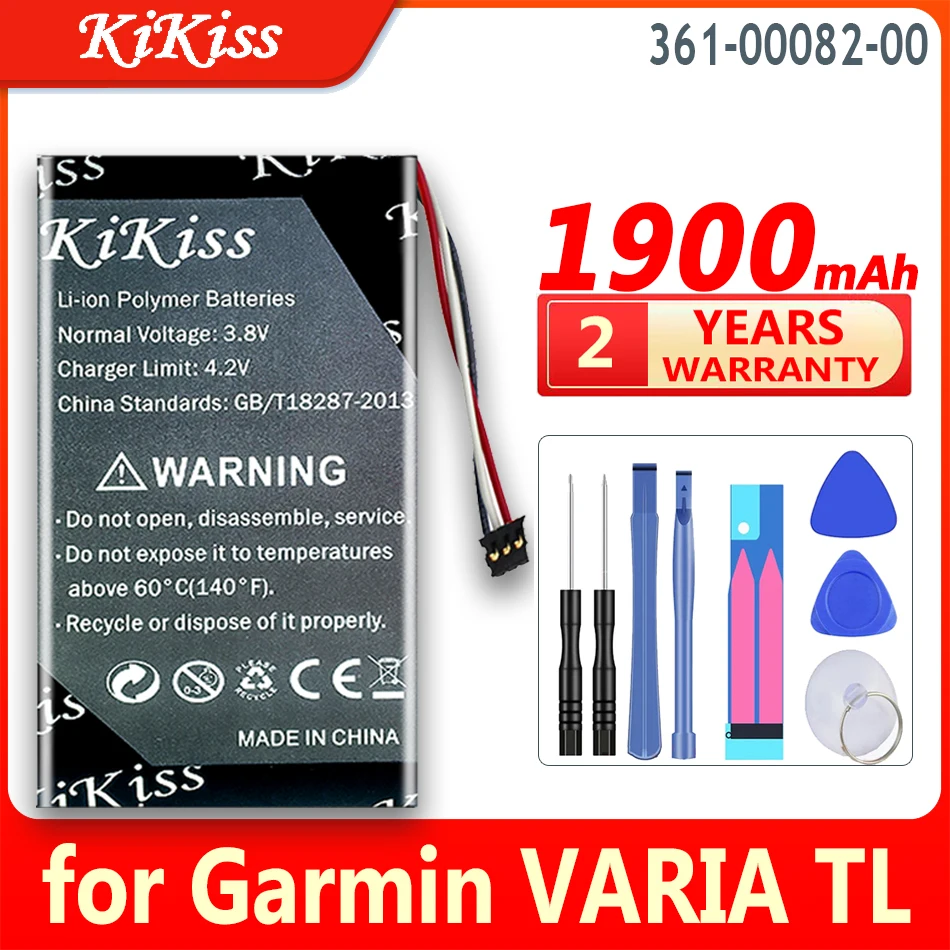 Batterie Remplacement Pour Garmin Varia RTL501 / RTL510 / TL – 950 MAh, Durée Longue, Sécurité Max