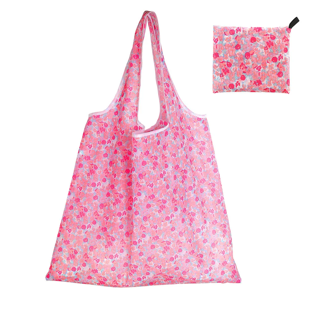 Large Eco-Friendly Reusable Foldable Shopping Tote Bag with Heavy-Duty Storage