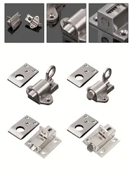 Stainless Steel Spring Latch Lock Anti-theft Latch Automatic Latch Door Latch Home DIY Decoration Hardware Accessories