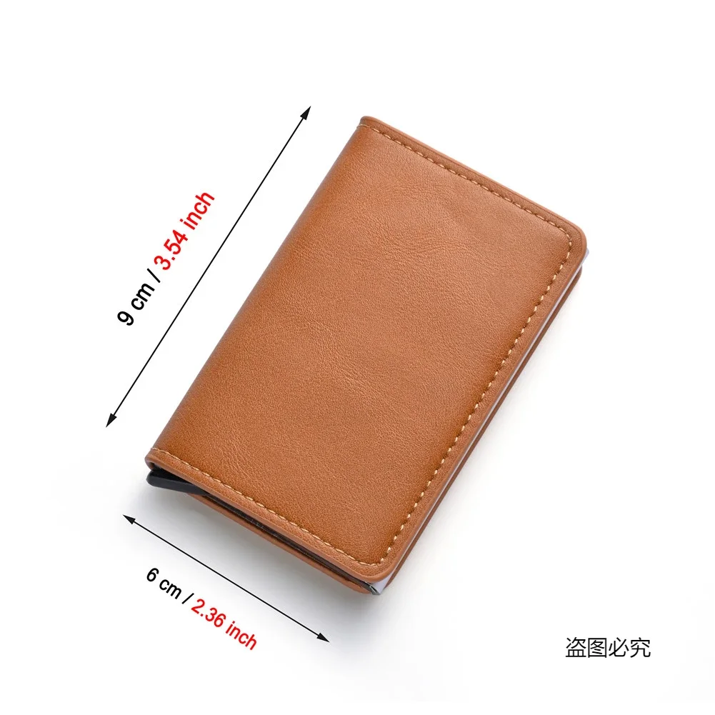 Credit card holder Anti Thief Rfid Credit Card Holder Case Smart Minimalist Wallet Pocket Men Women Slim Cardholder Bank Cash Creditcard Bag Purse
