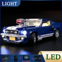 DIY LED Light Kit For LEGO 10265 compatible 21047 Mustang (Only LED Light,Without Blocks Model) 1