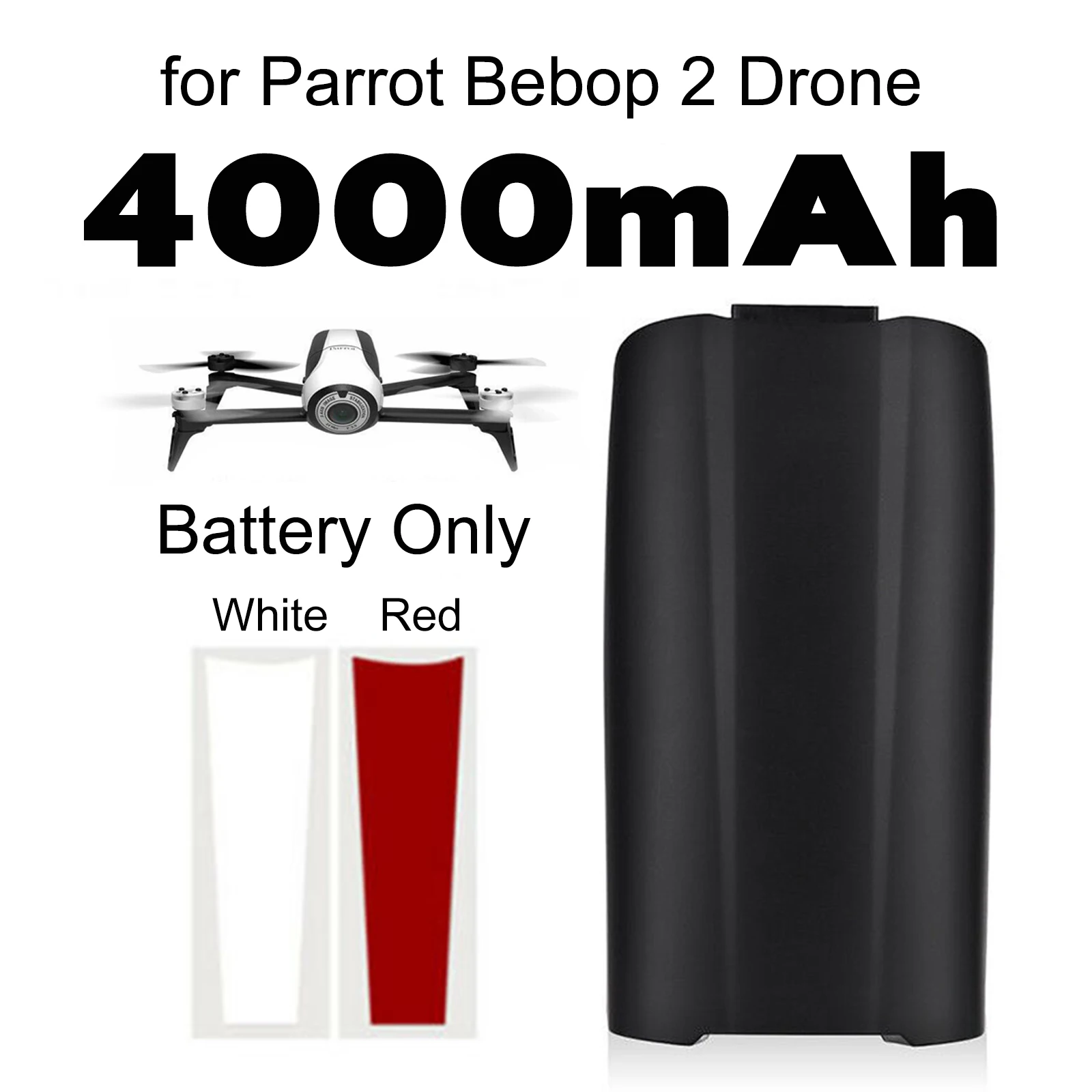 

Аккумуляторная батарея высокой емкости для дрона Parrot Bebop 2, 11,1 В, 4000 мАч