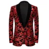 New European and American Stage Velvet Sequin Fashion Handsome Trend European and American Suit Stage Clothes for Singers Men 6