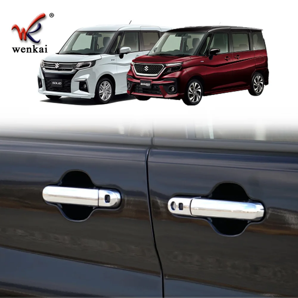 

Наклейка на крышку автомобильной дверной ручки, защитная крышка для аксессуаров Suzuki Solio Bandit 2021