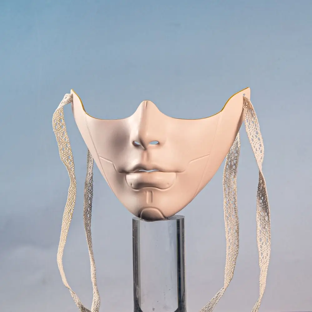 Masquerade Half Face Mask for Women Men Cosplay Halloween Eyemask Costume Decoration Masquerade Eye Cover Mouth Cover