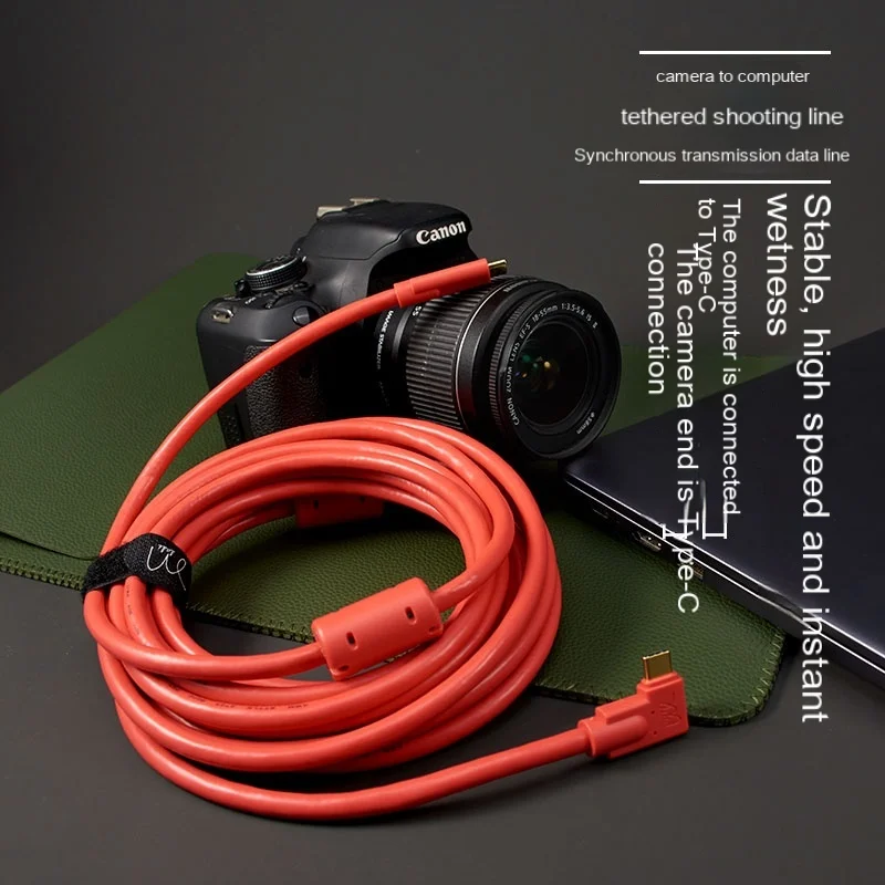 USB C Type-c to Type-c Camera Cable 3m 5m 8m for Cannon EOS R RP SONY A7m3 R3 A7R4 Tethered Shooting line Camera to Computer usb programming cable