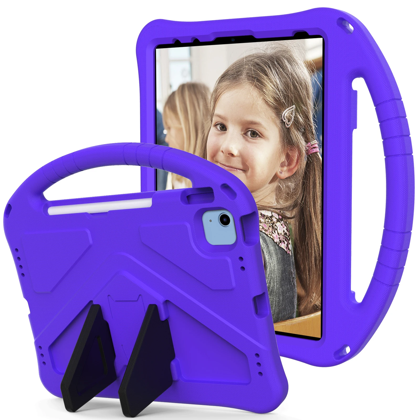 Children's Soft EVA iPad Case with Child-Friendly Handle