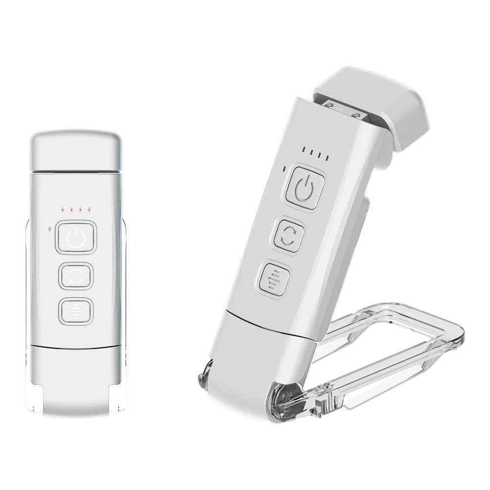 USB Rechargeable LED Book Light 1600K-6000K Portable Clip Desk Light 500mAh Bookmark Reading Adjustable Brightness 15 Gear