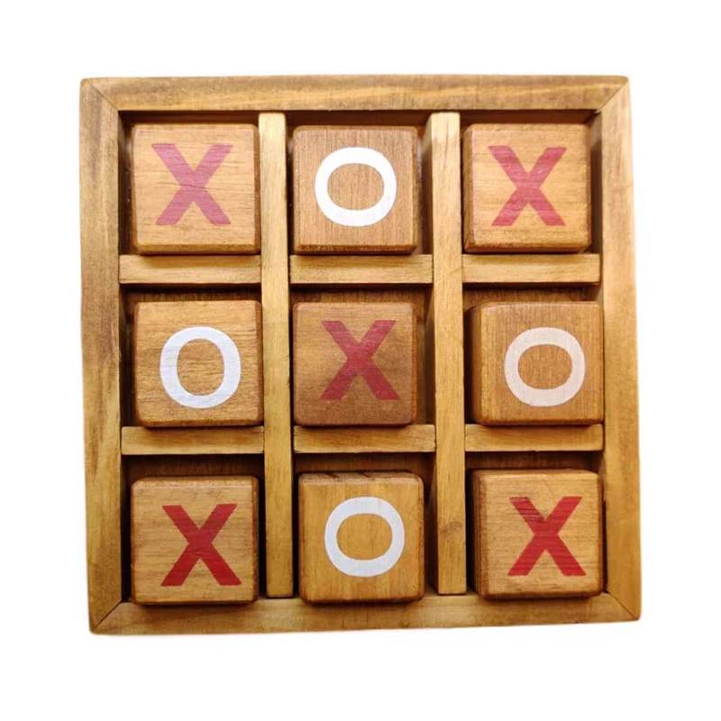 Tic Tac Toe Strategic Board Game For Kids And Adults Educational Toys Fun Logic Challenges Family Travel Outdoor Best Gifts