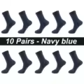 10 Pairs navy blue