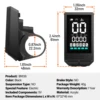 BAFANG eBike LCD Display BN136 5-Pin Mid Drive Motor BBS01 BBS02B BBSHD Conversion Mid Motor with UART Computer Display Protocol 4