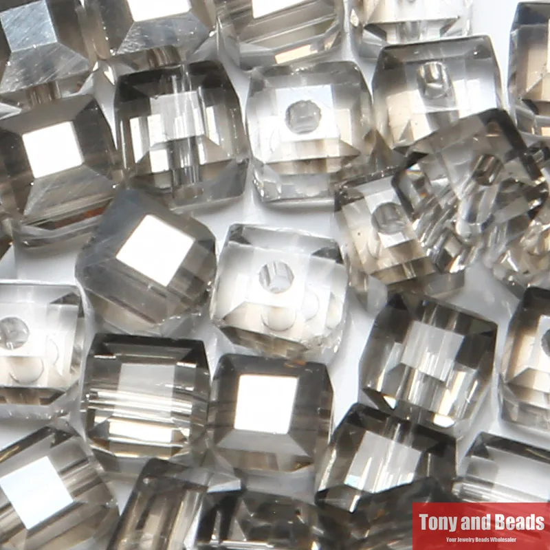 100 Cuentas Espaciadoras De Metal Y Cristal De 6mm - Mayorista, Estilo Checo, Para Manualidades