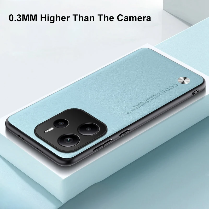 Elegant PU Leather Phone Case - Premium Silicone Protection & Stylish Back Cover