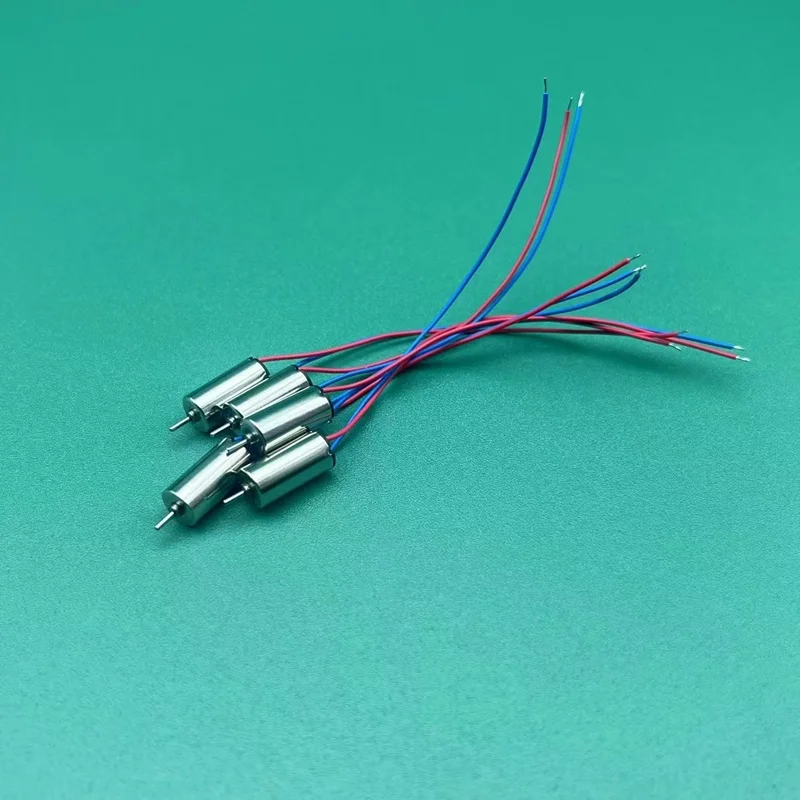 2PCS DC3.7V 75000RPM 미니 코어리스 모터 6*12mm 고속 612 할로우 컵 DIY RC 드론 쿼드콥터 강력한 자기 모터