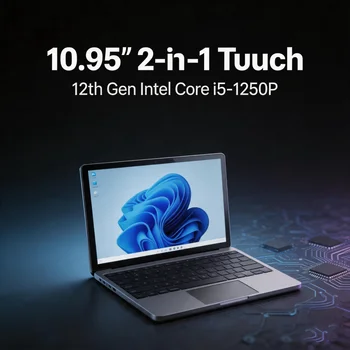 10.95-inch 2-in-1 Cheap Laptop 12th Gen Intel Core i5-1250P Touch Screen Type-C Charging Port Windows 11 – Slim & Lightweight 1