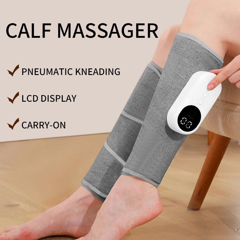 Electric Leg Massager Wireless Heating For Pain Relief