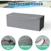 Patio Furniture Metal Couch, 3-Seat All-Weather Modern Aluminum Outdoor Sofa Chair w/ 5 Inch Cushions, White and Light 5