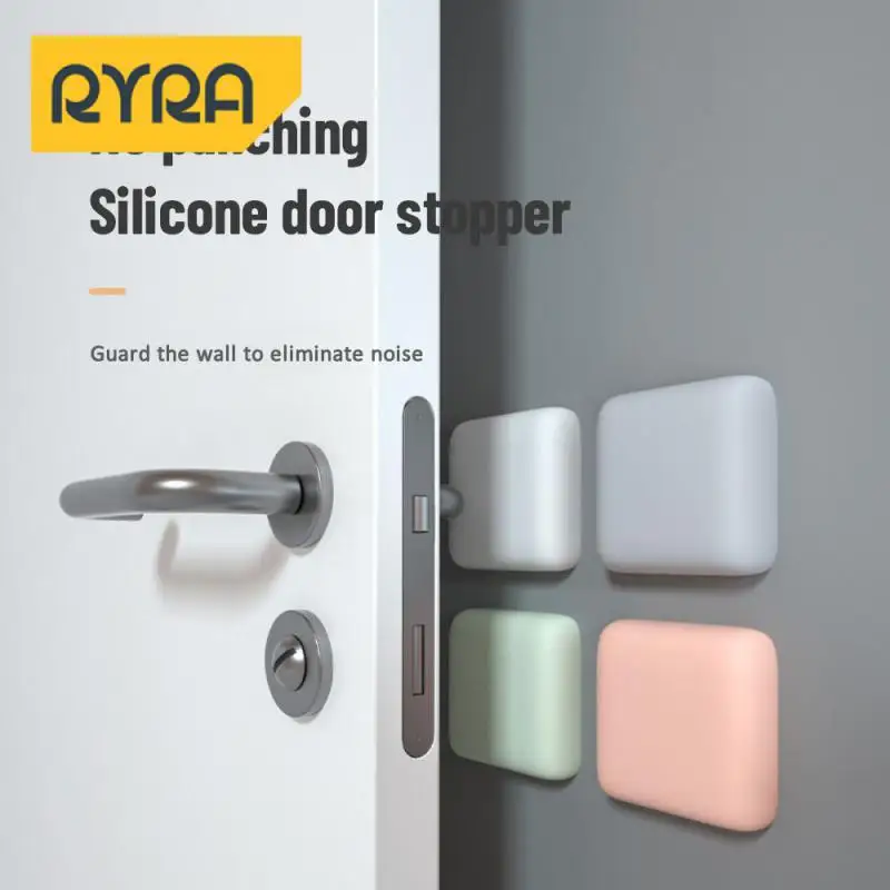 

Stopper Silicone Thickening Doorknob Rubber Wholesale Accessories Tools Mute Rubber Pad Creative Self Adhesive Door Door Fender