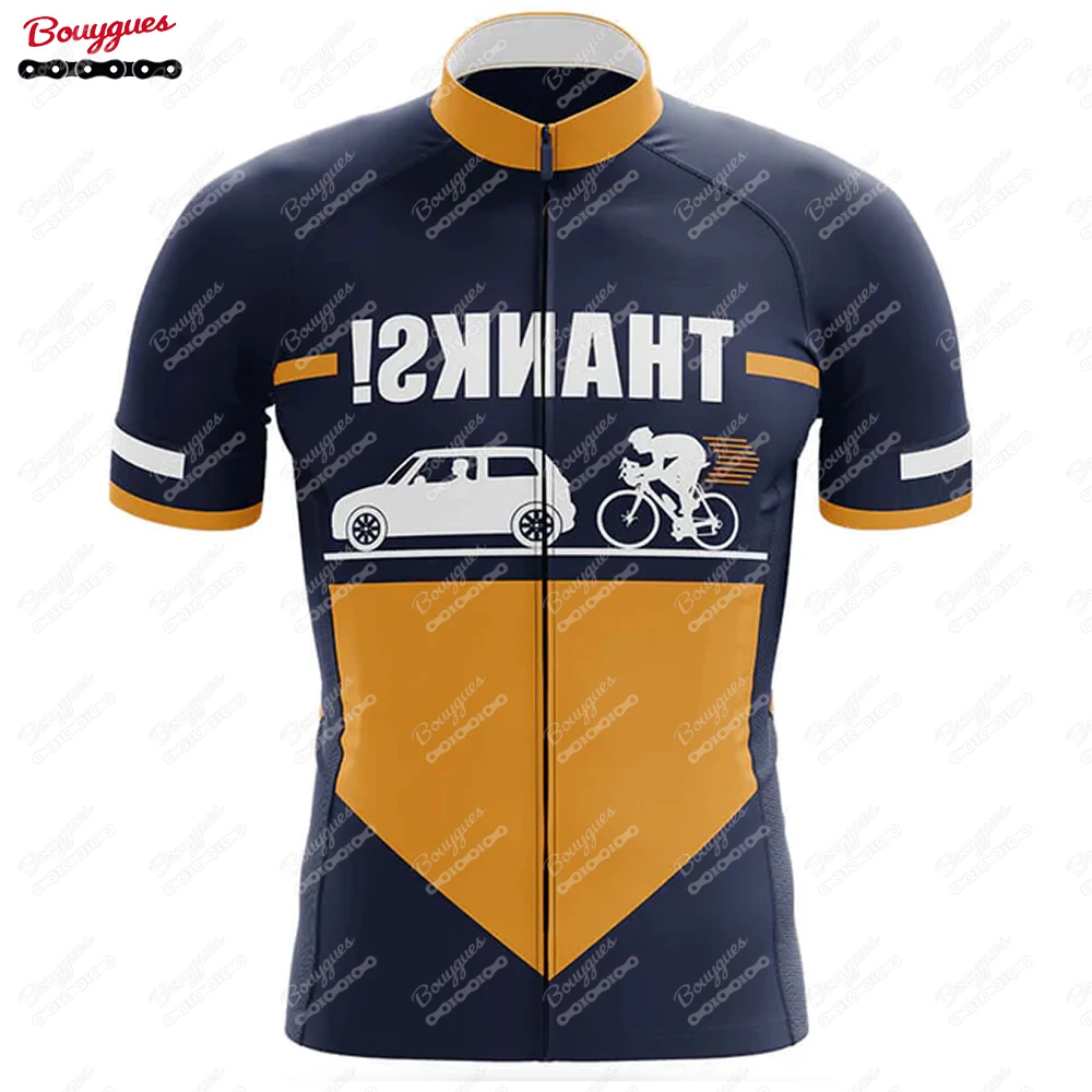 thumbnail image 1 of Maillot de ciclismo de seguridad de 3 pies para hombre, manga corta, reflectante, para ciclismo de montaña, equipo profesional de descenso, ropa de verano, novedad, 1 of 5