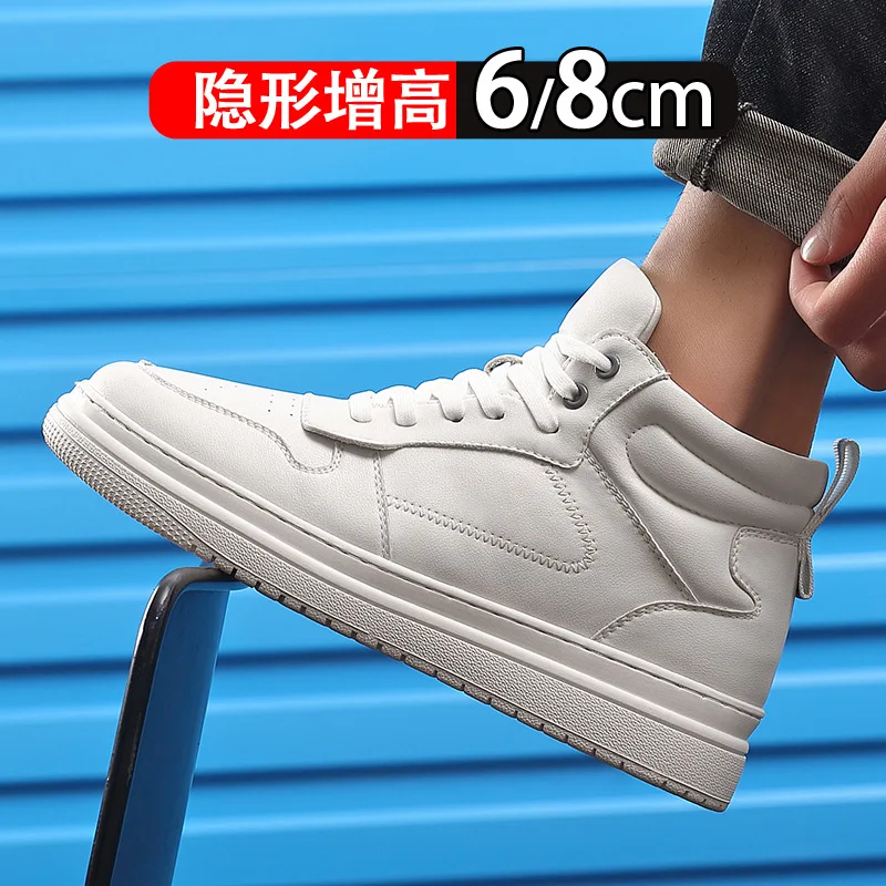 

Sneakers Men Elevator Shoes 8cm Height Increased Shoes For Men Spring Summer Sports Shoes Man Invisible Height Increasing Shoes