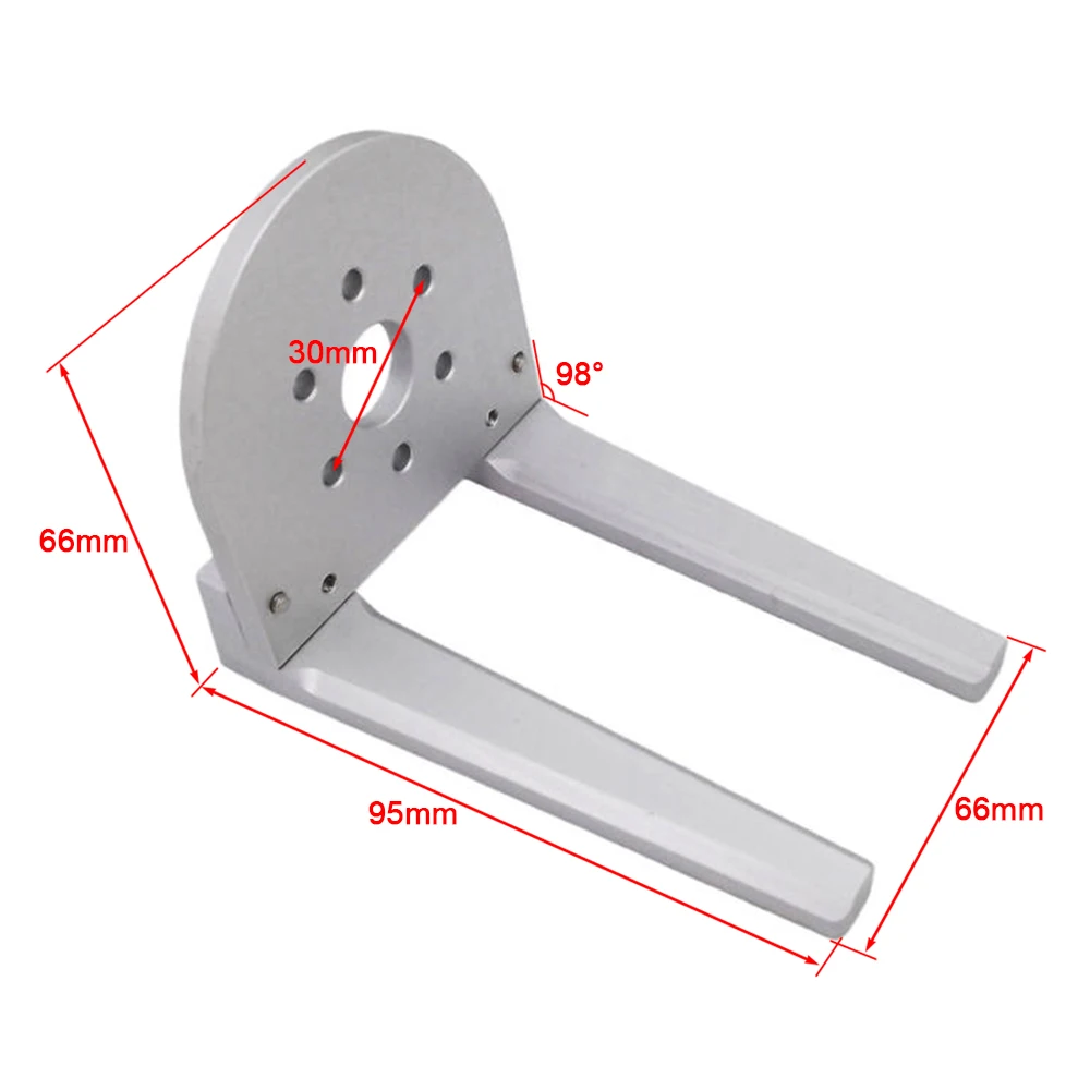 Support moteur bateau RC 56mm, monté sur un moteur brushless 5684